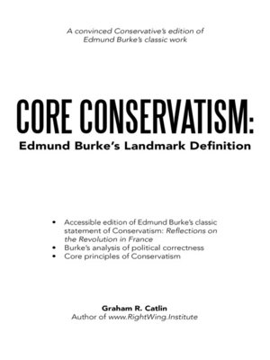 cover image of Core Conservatism